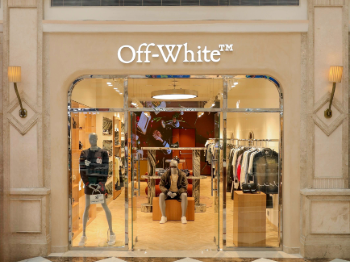 Off-White™ store entrance in Delhi